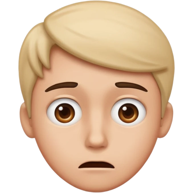 confused face emoji