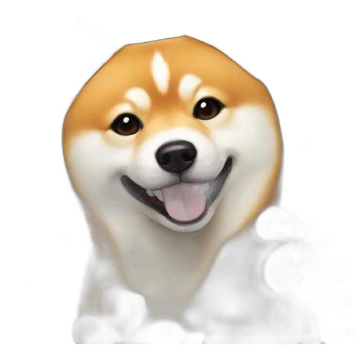 shiba-flower emoji