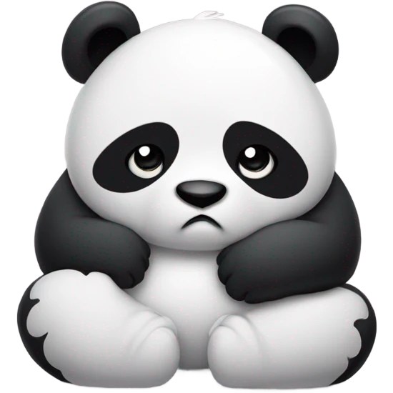 sad panda  emoji