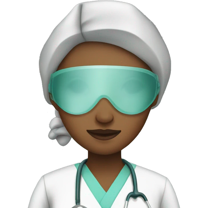 female surgeon during surgery  emoji