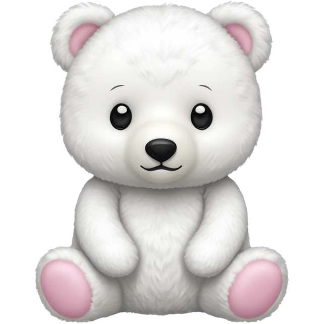 white bear doll emoji