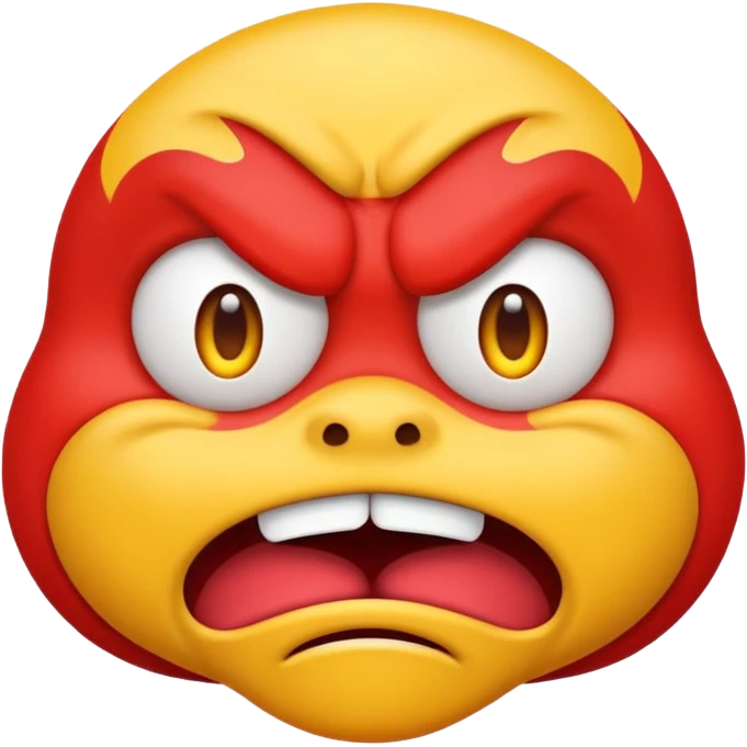 Angry emoji  and Crazy emoji ￼ emoji