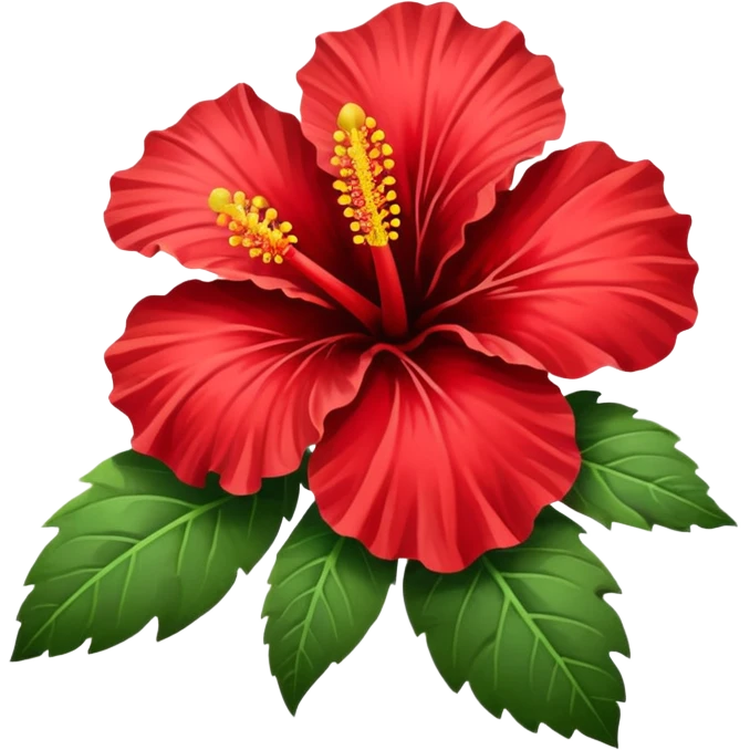 hibiscus flower emoji