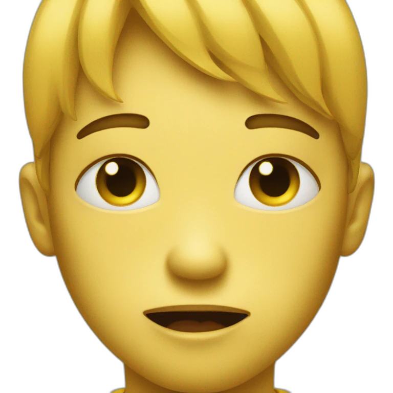 Crying yellow emoji emoji