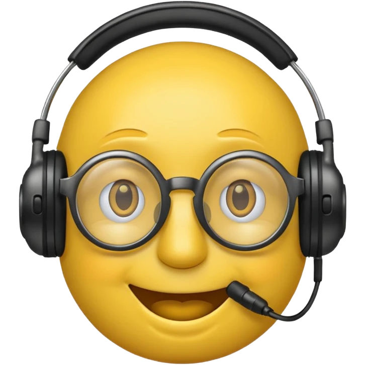 a yellow smiley face that looks like a programmer emoji