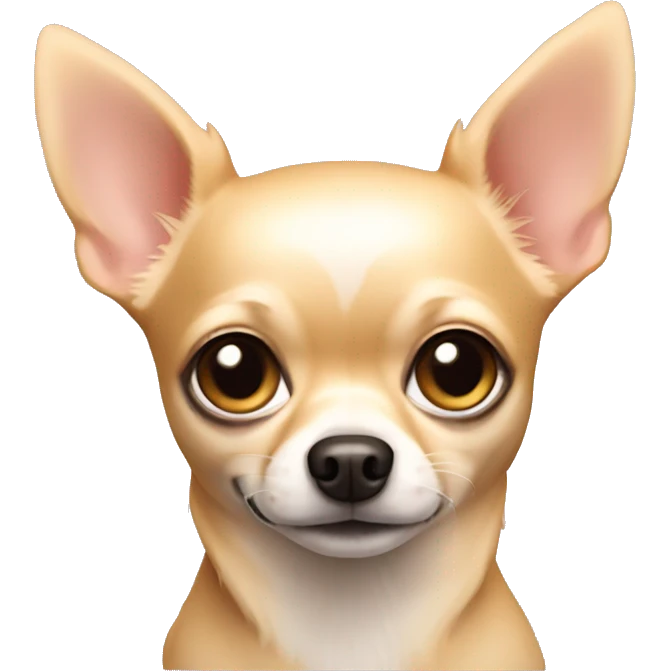 Blonde Chihuahua dog  emoji