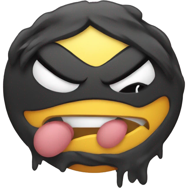 angry emoji being petted emoji