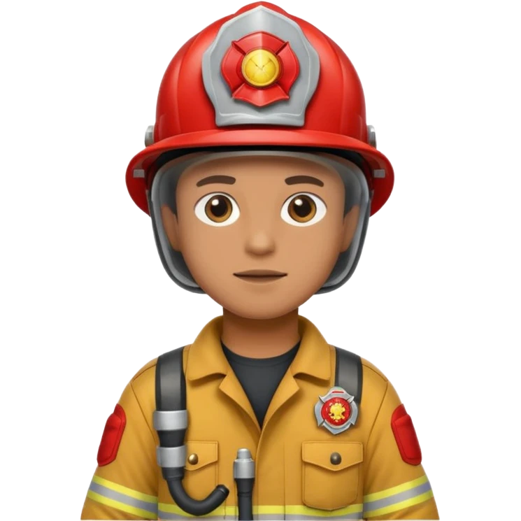 wild in firefighter suit emoji