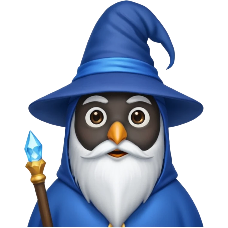 Penguin Wizard emoji