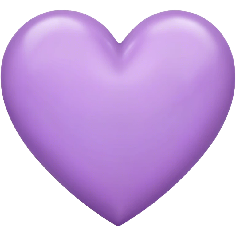 Pastel Purple Heart emoji