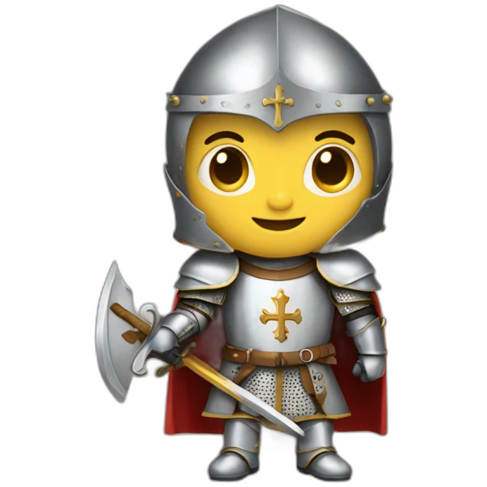 Catholic knight emoji