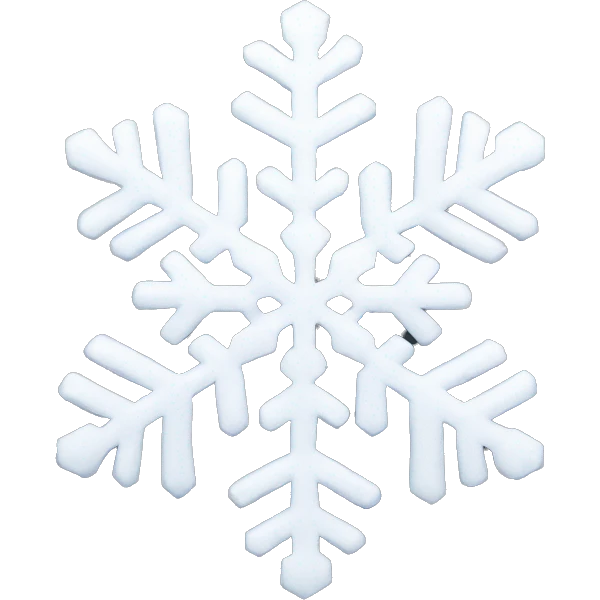White snowflake  emoji
