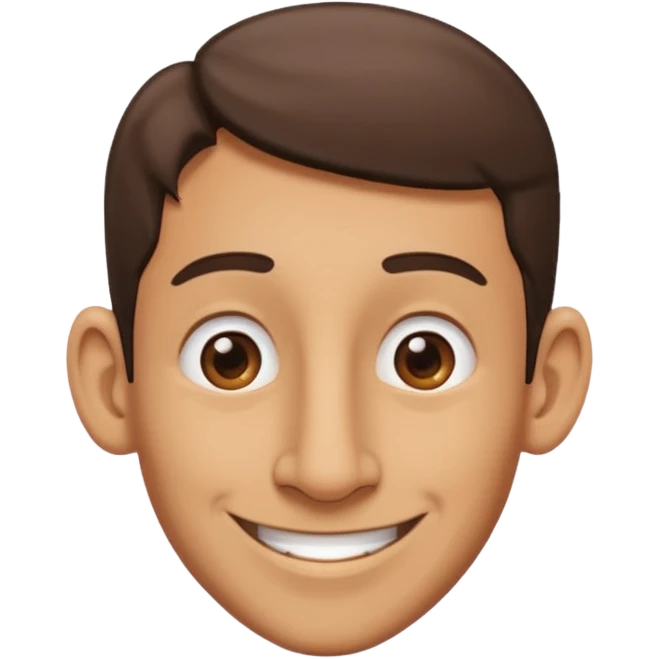 big nose, side view emoji