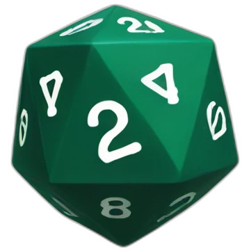 d20 rolled 1 emoji