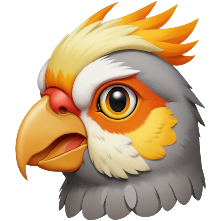 Cockatiel named Satan emoji