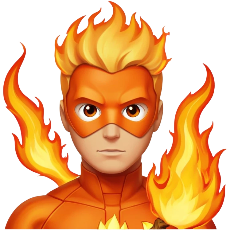 Marvel human torch  emoji