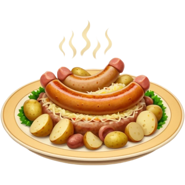 choucroute dans assiette emoji