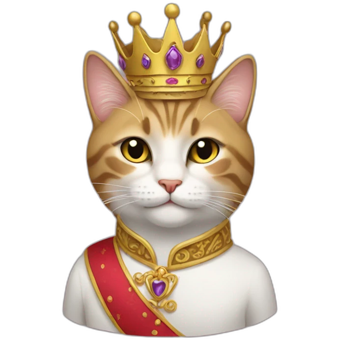 Cat dressed like a prince  emoji