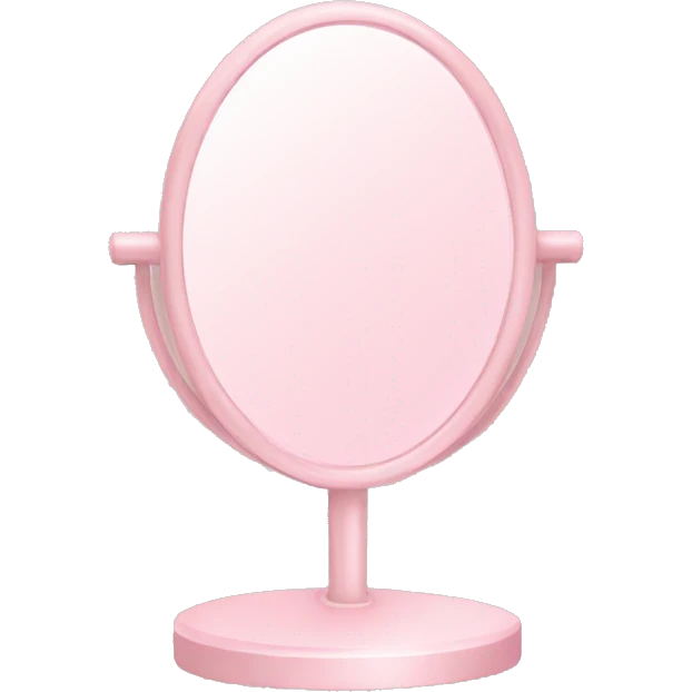 light pink mirror emoji