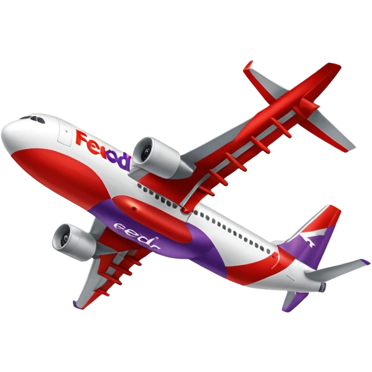 FedEx airplane emoji