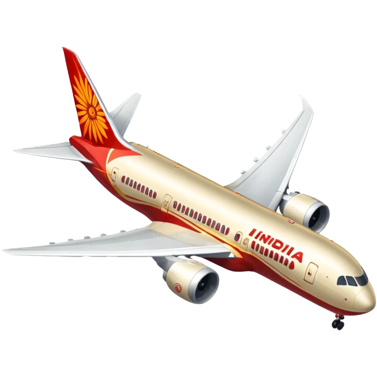 Air india b787 flight emoji