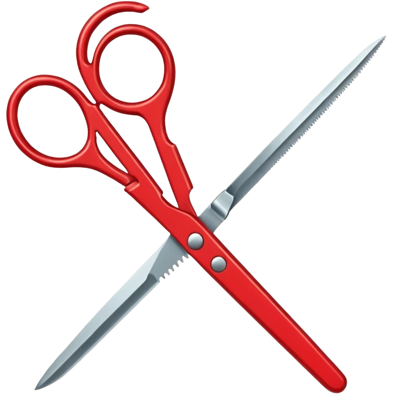 red scissor emoji