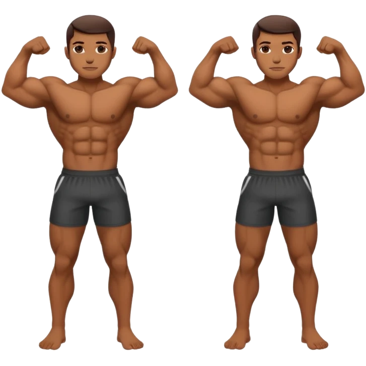 can you make a set of abs just visable nothing else emoji