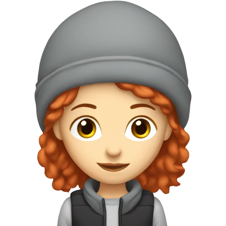 Red head with a grey 4Runner emoji