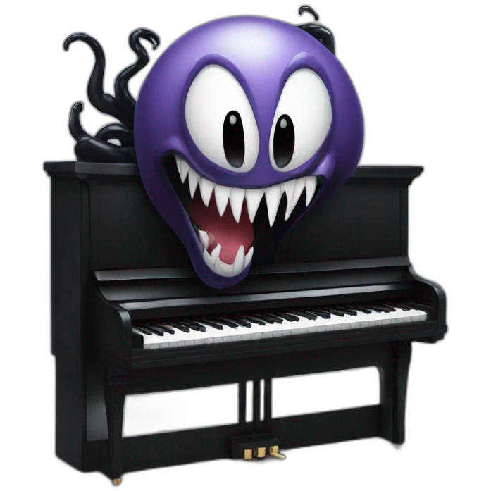 venom on the piano emoji