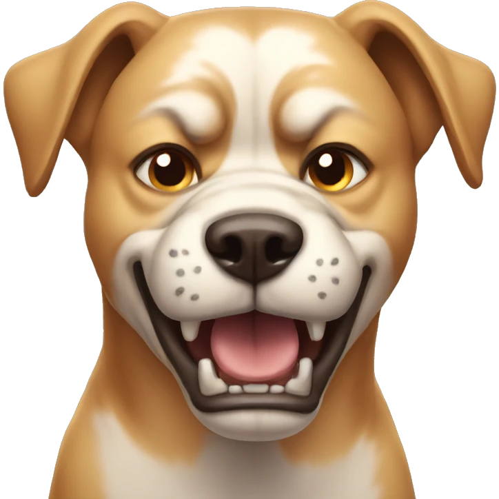 Angry dog emoji