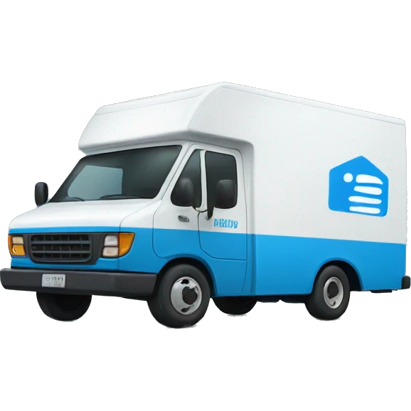 amazon blue delivery van emoji
