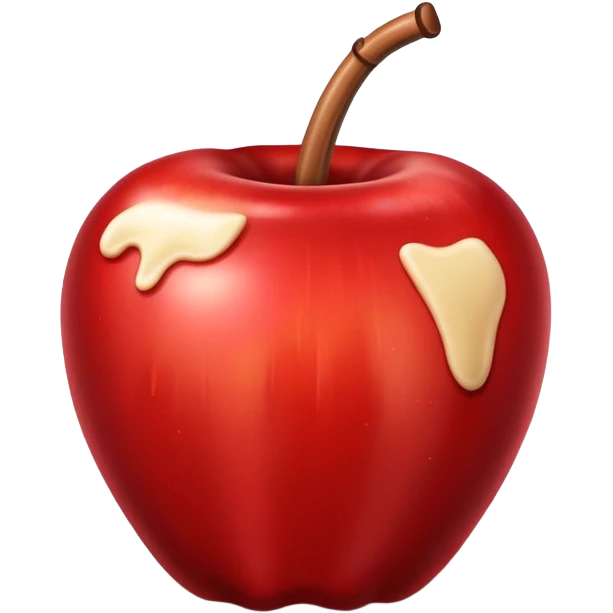 Vintage candy apple emoji