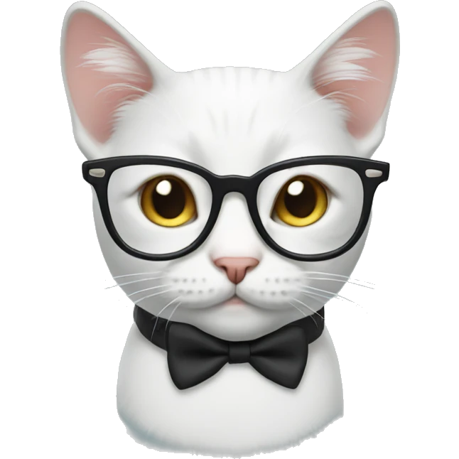Cat with glasses emoji