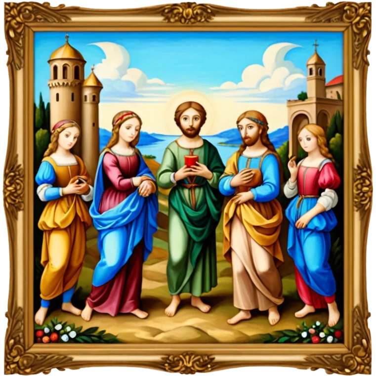 Renaissance painting
 emoji