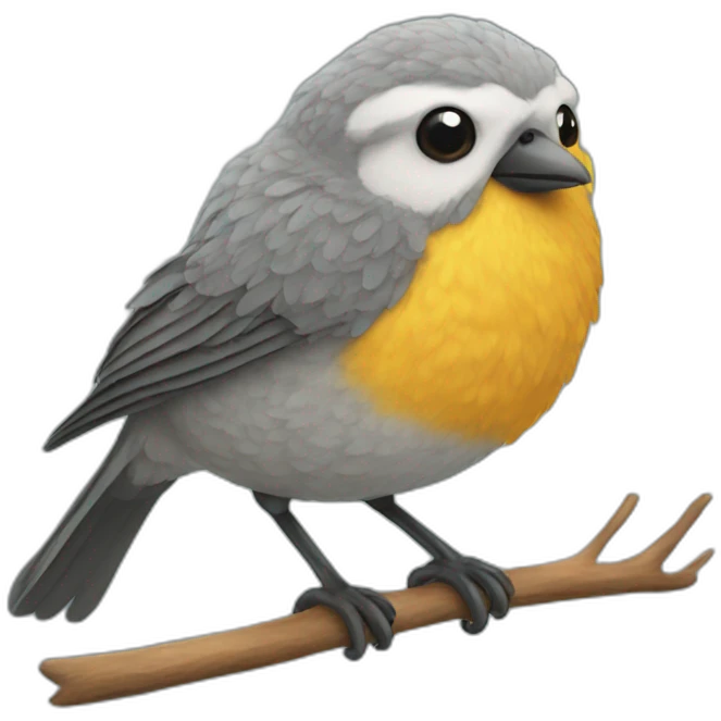 bird wearing a jumper emoji