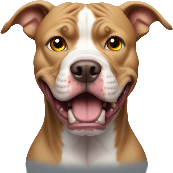 Scary pitbull emoji