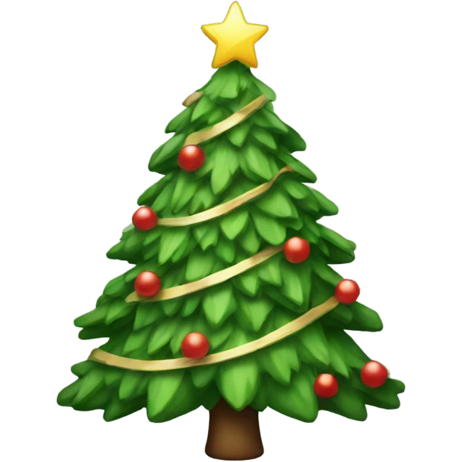 Christmas tree emoji