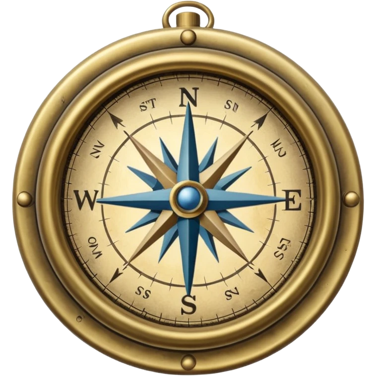 Compass pointing north west emoji