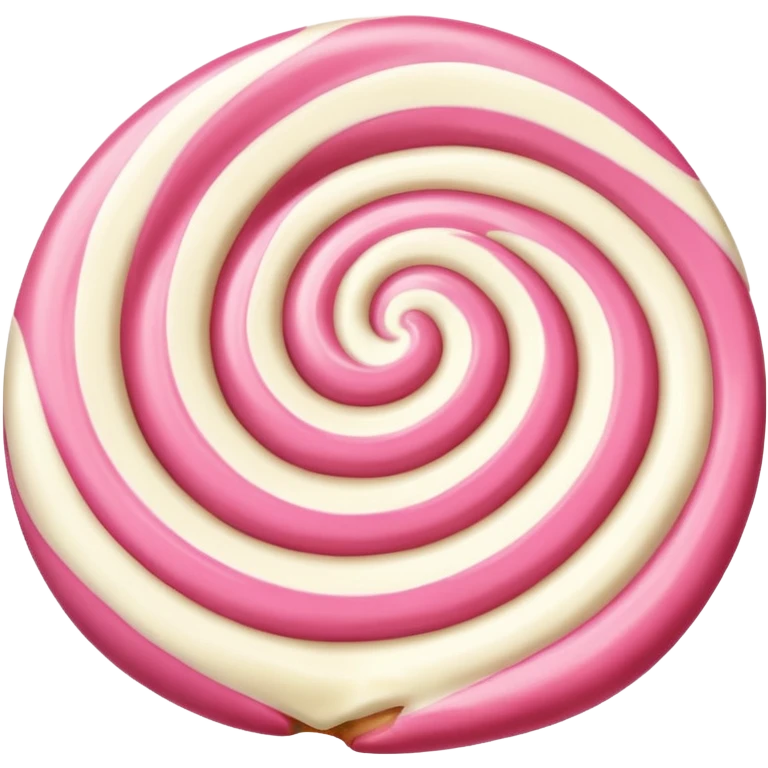 Strawberry and white chocolate emoji