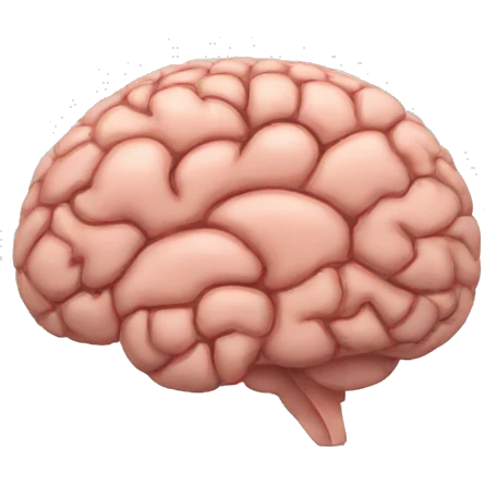 brain with stop emoji