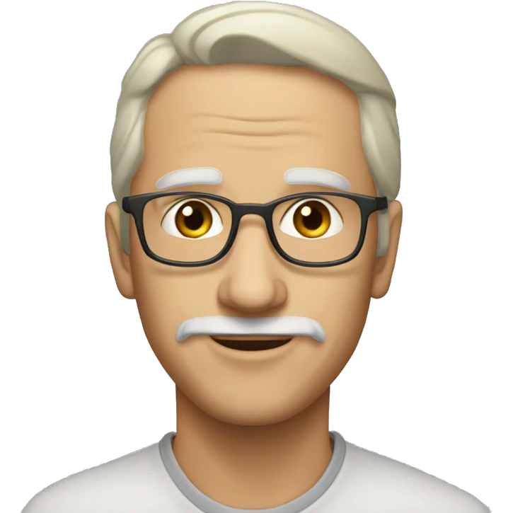 Смайл с косточкой во рту  emoji