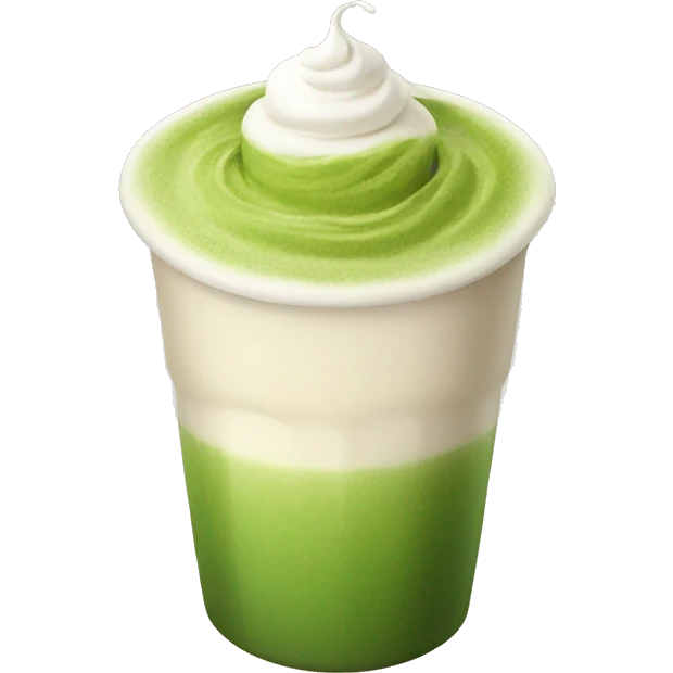 Matcha latte emoji
