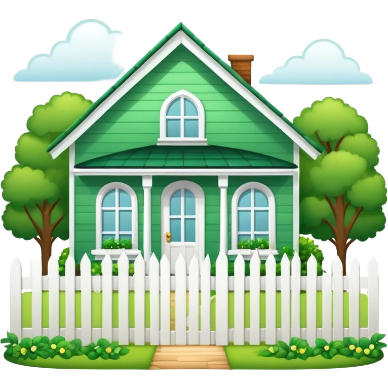 A green house emoji