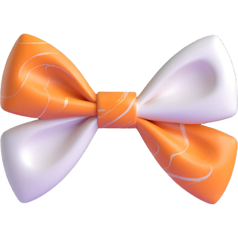 marble bow emoji