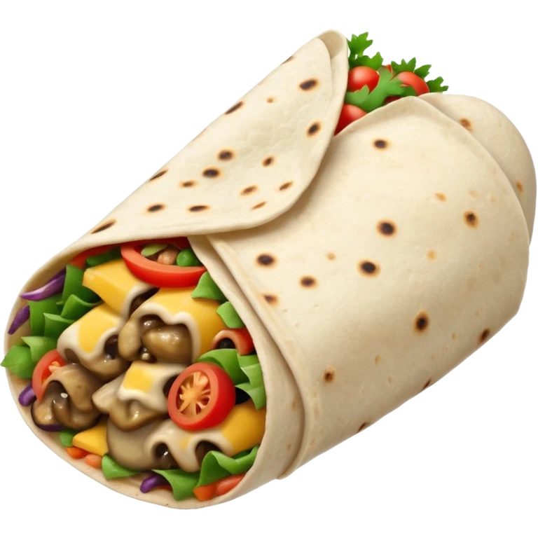 Mushroom Veg Burrito emoji