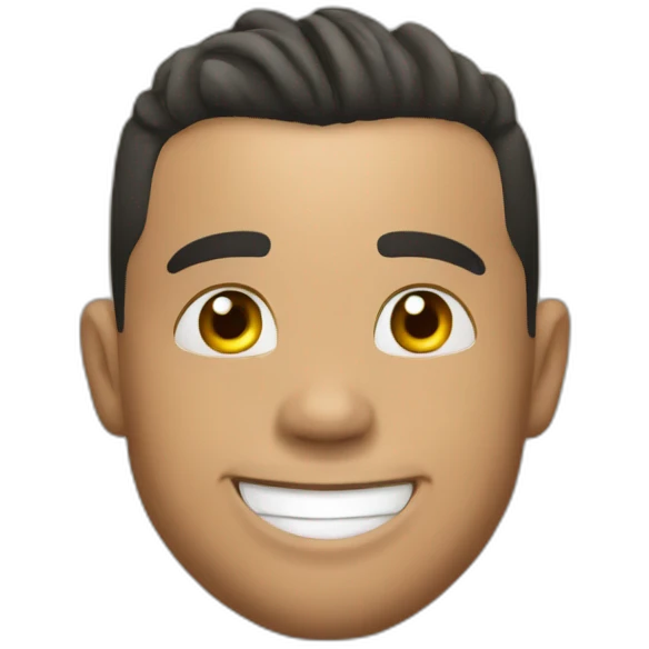 Happy ronaldo emoji