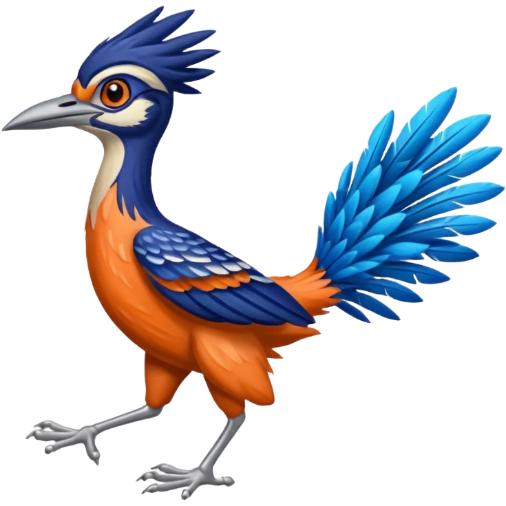 roadrunner colorful appears to be running emoji