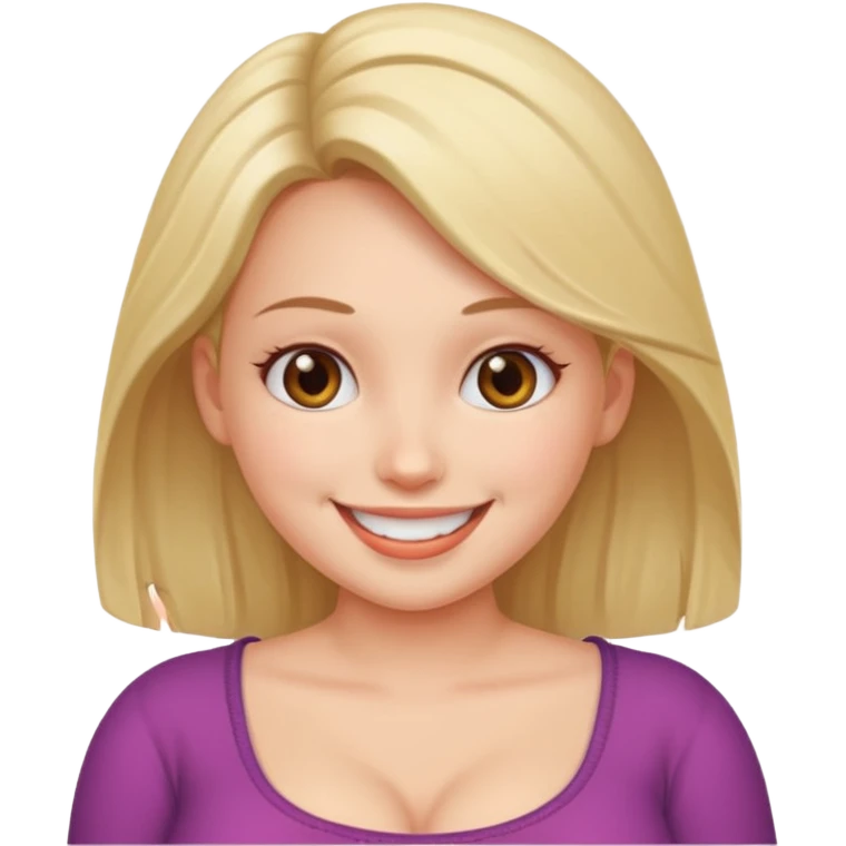 A girl with massive tits emoji