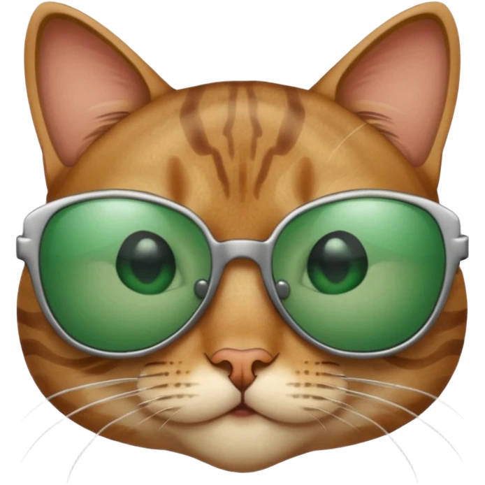 Cat wearing sunglasses emoji