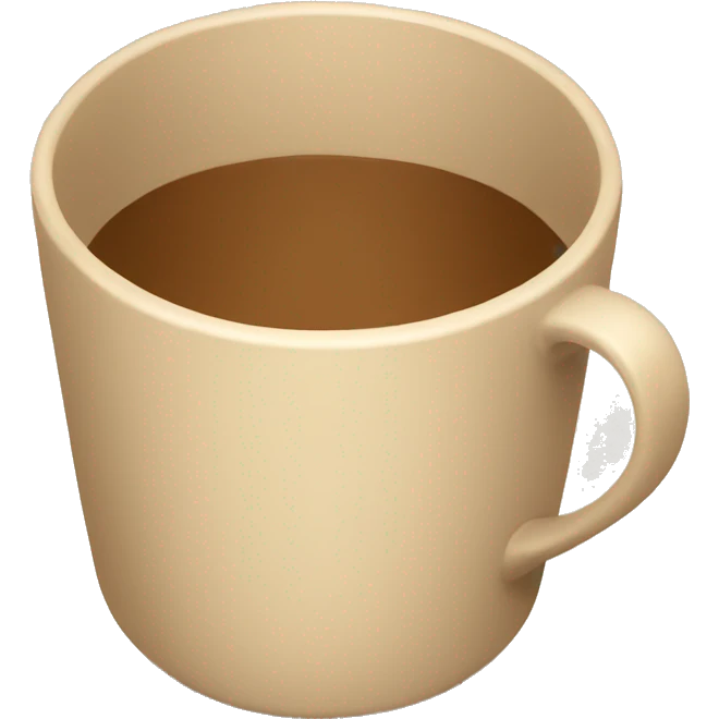 beige cup emoji